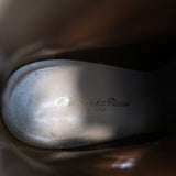 Gianvito Rossi Lace-Up Ankle Boots Brown Suede Size 38 Mid-Heel Booties - Celebrity Owned