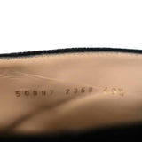 Gianvito Rossi Lace-Up Open Toe Ankle Boots Marie Black Velvet Size 40.5 - Celebrity Owned