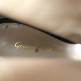 Gianvito Rossi Lace-Up Open Toe Ankle Boots Marie Black Velvet Size 40.5 - Celebrity Owned