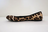 Giuseppe Zanotti Ballet Flats Leopard Print Pony Hair Size 38.5 - Celebrity Owned