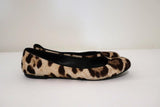 Giuseppe Zanotti Ballet Flats Leopard Print Pony Hair Size 38.5 - Celebrity Owned
