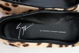 Giuseppe Zanotti Ballet Flats Leopard Print Pony Hair Size 38.5 - Celebrity Owned