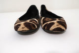 Giuseppe Zanotti Ballet Flats Leopard Print Pony Hair Size 38.5 - Celebrity Owned