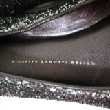 Giuseppe Zanotti Glitter Cap Toe Ballet Flats Silver Size 37 - Celebrity Owned
