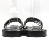 Giuseppe Zanotti Michela Crystal-Embellished Slide Sandals Black Size 38.5 - Celebrity Owned