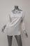 Givenchy Blouse Cream Silk Size 36 Lace-Up Bell Sleeve Top