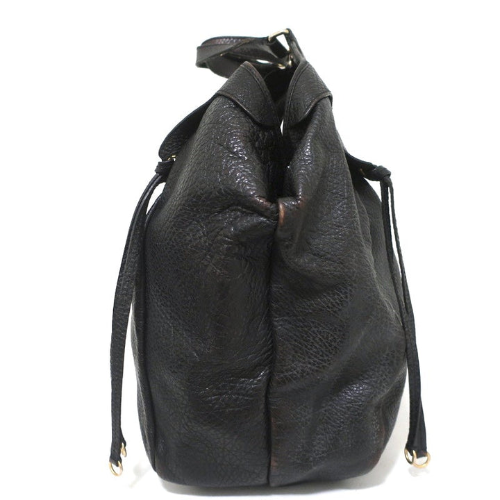 Givenchy Extra Large Hobo Black Grained Leather Shoulder Bag - Celebrity Owned