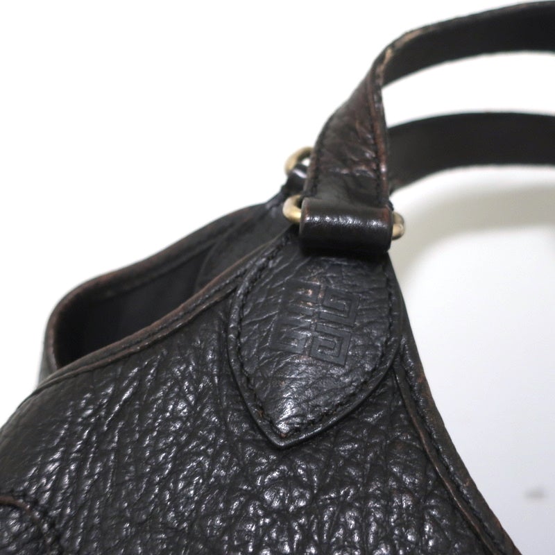Givenchy Extra Large Hobo Black Grained Leather Shoulder Bag - Celebrity Owned