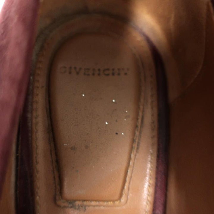 Givenchy Pointed Toe Pumps Burgundy Suede Size 37 - Celebrity Owned