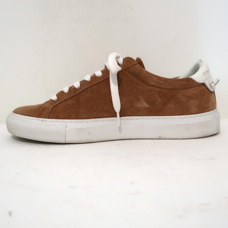 Givenchy Urban Knots Low Top Sneakers Brown Suede &amp; White Leather Size 37.5 - Celebrity Owned