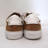 Givenchy Urban Knots Low Top Sneakers Brown Suede & White Leather Size 37.5 - Celebrity Owned