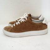 Givenchy Urban Knots Low Top Sneakers Brown Suede & White Leather Size 37.5 - Celebrity Owned