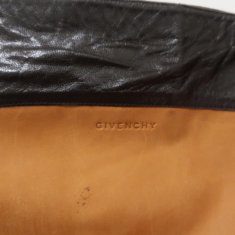 Givenchy Zipper-Trim Riding Boots Brown Nubuck Size 41 Flat Knee High Boots - Celebrity Owned