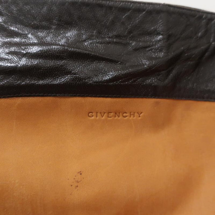 Givenchy Zipper-Trim Riding Boots Brown Nubuck Size 41 Flat Knee High Boots - Celebrity Owned