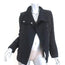 IRO Boucle Tweed Jacket Cydney Black Flecked Wool-Blend Size 40