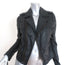Joie Ailey Leather Moto Jacket Black Size Medium Double-Zip Biker Jacket
