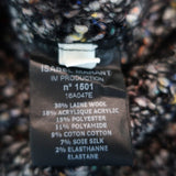 Isabel Marant Etoile Sweater Happy Black Speckled Knit Size 40 Zip Pullover