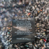 Isabel Marant Etoile Sweater Happy Black Speckled Knit Size 40 Zip Pullover