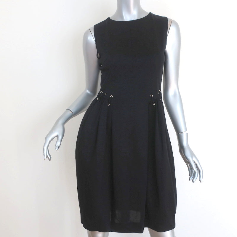 Chanel Black and White Linen/Cotton Blend Jacket and Sleeveless Dress Size 6/8/38/40