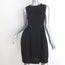 Yves Saint Laurent S/S 2009 Laced Waist Dress Black Cotton Jersey Size 38
