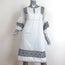 The Great Dress Lovely Cream Embroidered Cotton Gauze Size 0 Puff Sleeve