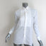 Saint Laurent Tuxedo Shirt White Pleated Cotton Size 36 Long Sleeve Top