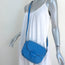 Marc by Marc Jacobs Half Pipe Annabel Crossbody Bag Blue Grained Leather