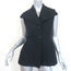Christian Dior Vest Black Wool-Silk Size US 8 Sleeveless Jacket