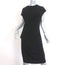 By Malene Birger Dress Natuche Black Draped Stretch Crepe Size Large NEW