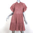 Ulla Johnson Dress Doris Antique Rose Vine Print Cotton Size 0 Short Sleeve