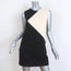 Saint Laurent Colorblock Mini Dress Black/Cream Wool Size 36 Sleeveless Shift
