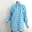 Solid & Striped The Oxford Tunic Blue/White Stripe Size Small Long Sleeve Shirt