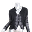 Prive 45 Cashmere Tie Dye Cardigan Sweater Black/Gray Size Medium