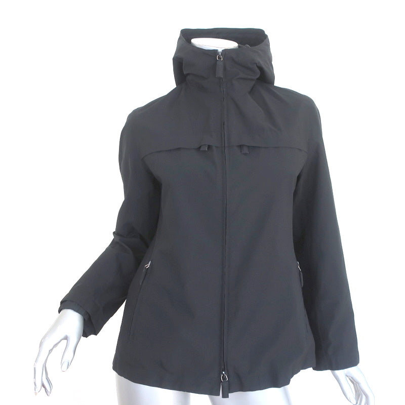 Louis Vuitton - Reversible Zip Sleeve Hooded Wrap Coat - Black - Women - Size: 38 - Luxury