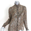 Nili Lotan Marcela Shirt Floral Print Ruffled Silk Size Small Long Sleeve Blouse