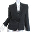Isabel Marant Blazer Black Linen-Blend Size 2 One Button Jacket