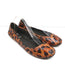 Tory Burch Eddie Ballet Flats Leopard Print Patent Leather Size 10.5