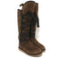 Love From Australia Nomad Shearling Knee High Boots Brown Sheepskin Size 7