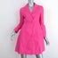 Miu Miu Coat Pink Pleated Cotton Size 42 Lightweight Jacket