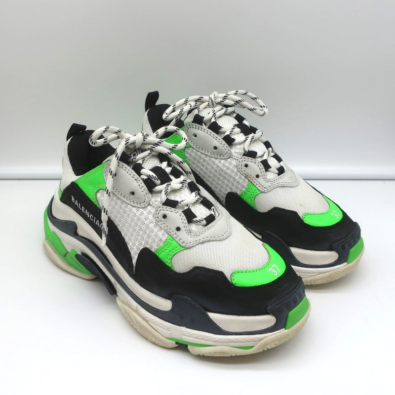 Balenciaga triple s neon green and black Clearance