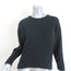 Helmut Lang Pullover Sweater Black Wool-Camel Hair Lofty Felt Size Petite
