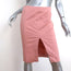 Gucci Tom Ford Front-Slit Pencil Skirt Pink Stretch Cotton Size 40