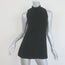 James Perse Mock Neck Top Black Cotton-Blend Size 1 Sleeveless Split Hem NEW