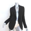 Alexander Wang Black Wool-Blend Size 4 Open Front Jacket
