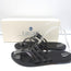 K.Jacques Sycomore Thong Slide Sandals Lead Metallic Leather Size 38