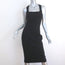 Dolce & Gabbana Sleeveless Dress Black Stretch Wool Size 40 Square Neck Sheath