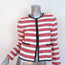 Brooks Brothers Red Fleece Collection Striped Boucle Jacket White/Red Size 0