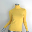 Stella McCartney Turtleneck Sweater Yellow Compact Knit Size 38