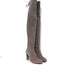 Stuart Weitzman Highland Over the Knee Boots Taupe Gray Suede Size 9.5
