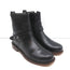 Rag & Bone Ashford Moto Boots Black Leather Size 36 Flat Ankle Boots